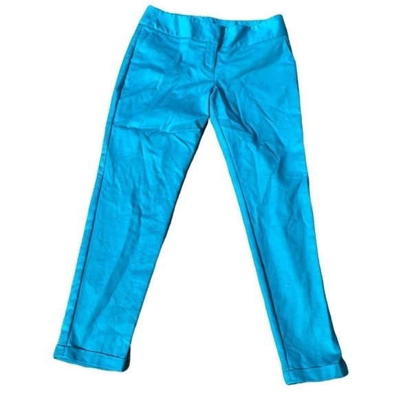 Worthington Teal Slim Fit Long Pants - Picture 2 of 7
